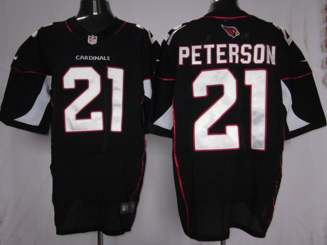 NFL Arizona Cardinals 21 Cornerback Peterson Black Elie Jersey